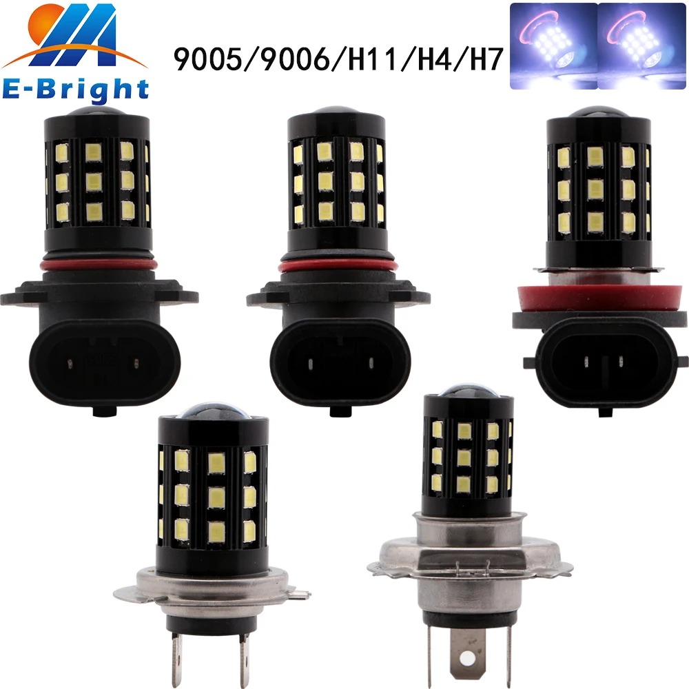 2pcs H11 10000K Blue 18SMD LED Fog Driving Daytime Running Light Bulbs