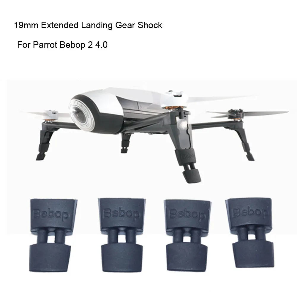 

HIPERDEAL Drone Protector For Parrot 19MM Extended Landing Gear Shock Extension Tripod For Parrot Bebop 2 4.0 RC Drone BAY21