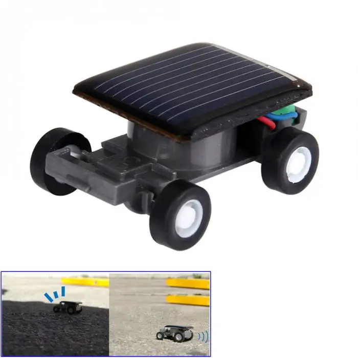 Солнечная энергия энергии мини детская игрушка автомобиль Забавный гоночный гонщик обучающий гаджет FJ88