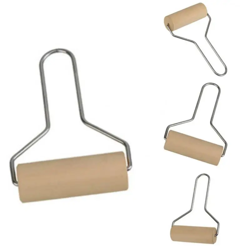 Поделки из дерева Sculpey ролик pin-штамповочных Брейер Полимерная глина для Fimo Роллинг инструмент Кухня инструмент глиняные инструменты