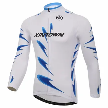 

XINTOWN Anti-Sweat Outdoor Sports Cycling Jersey Spring Autumn Bike Bicycle Long Sleeves MTB Clothing Shirts Wear Bike Jersey