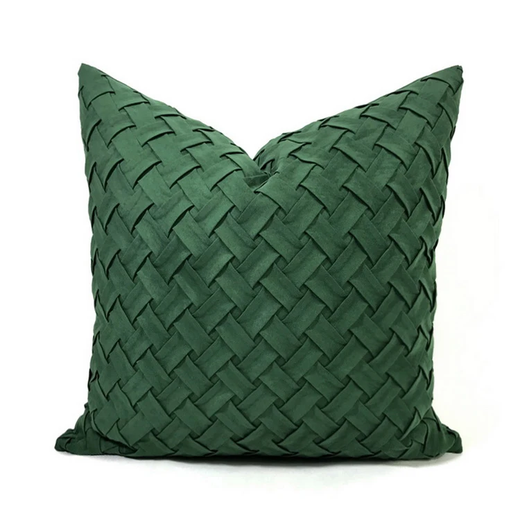 

New Europe luxury folding weave flannel Cushion Cover new soft cushion case sofa bed car home room Dec wholesale FG1044