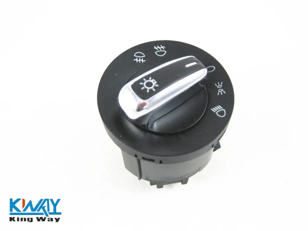 New OEM Chrome Euro Auto Headlight Switch Contorl For VW Jetta Golf GTI