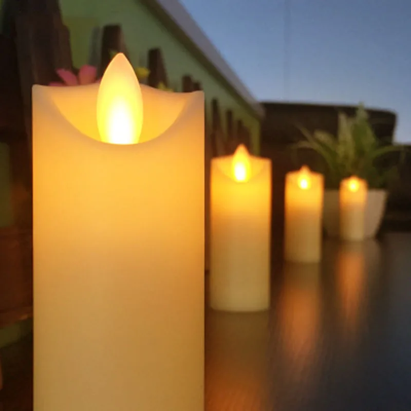 

DeFong 6 PCS Flame Candle LED Lamp Flame Smart Night Light Effect Fire Light AA Battery for Holiday Decoration Flame Light