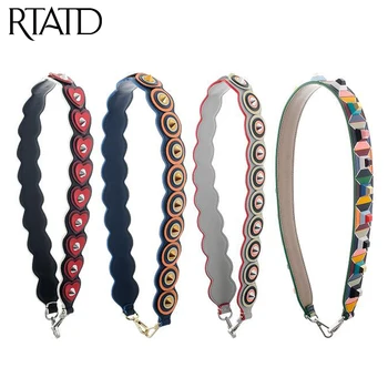 

RTATD Genuine Leather Bag Strap Trendy Bag Accessory Handles For Handbags Women Bag Accessiecs Bags Belts Z1059