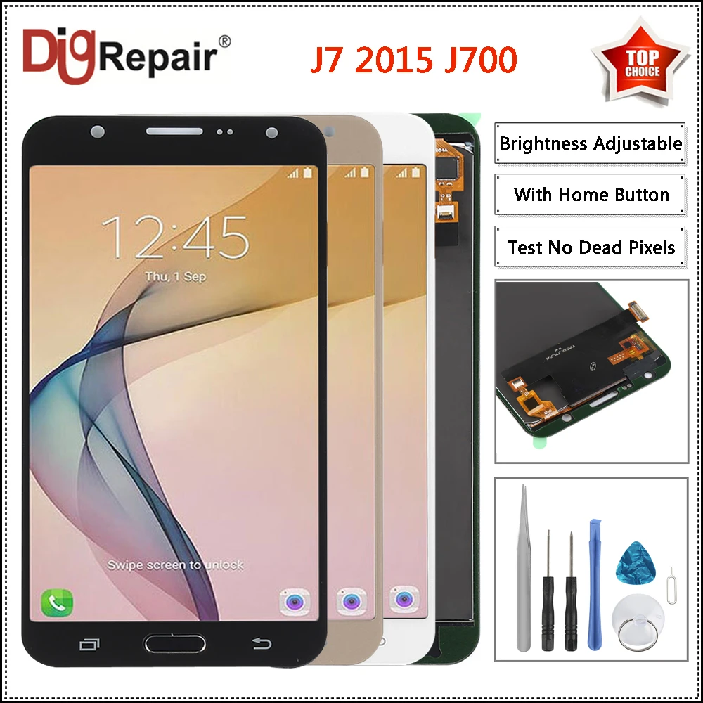

J7 J700 LCD For Samsung Galaxy J7 2015 Display J700 J700F LCD Display Digitizer Touch Screen Repair For Samsung J7 J700F Display