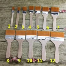 Нейлоновые кисти для рисования кисти для масла акварельный водорастворимый порошок кисти для рисования школьные студенческие художественные принадлежности разного размера мульти-применение