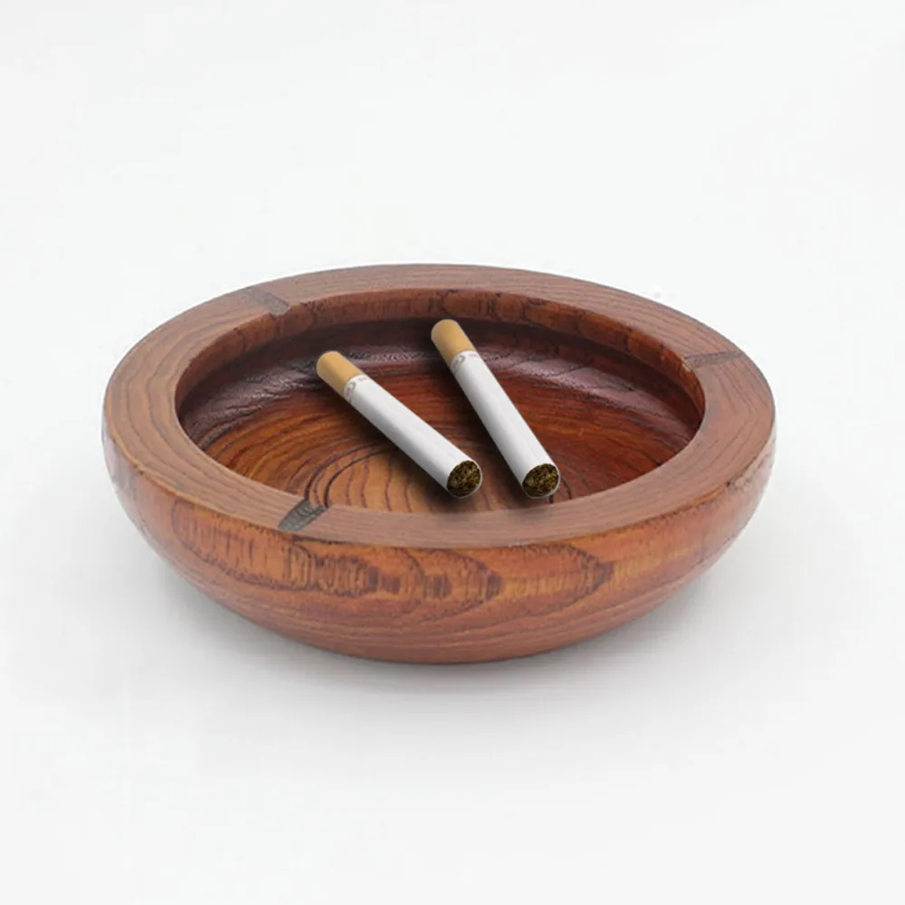 Деревянная пепельница, для курения лоток пепельница Ash Bin сигарет сигарета домашних настольных Аксессуары для инструментов