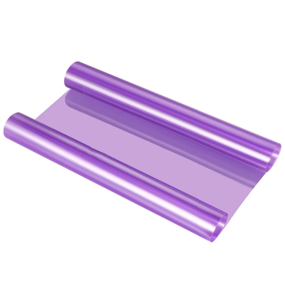 30x120cm self adhesive headlights lights fog lights purple film for lights