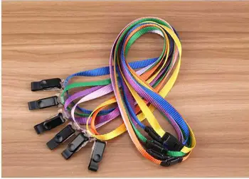 

Polyester Lanyards Neck Strap For Id ic Pass Card Badge Name Badge Case Holder Lanyard Suspension Rope Cord Print Logo Custom