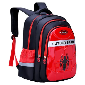 

NEW 3D Cartoon 1-9 Grade 2 Size Student School Bags For Boys Waterproof Backpacks book bag Kids Schoolbags Satchel Backpack