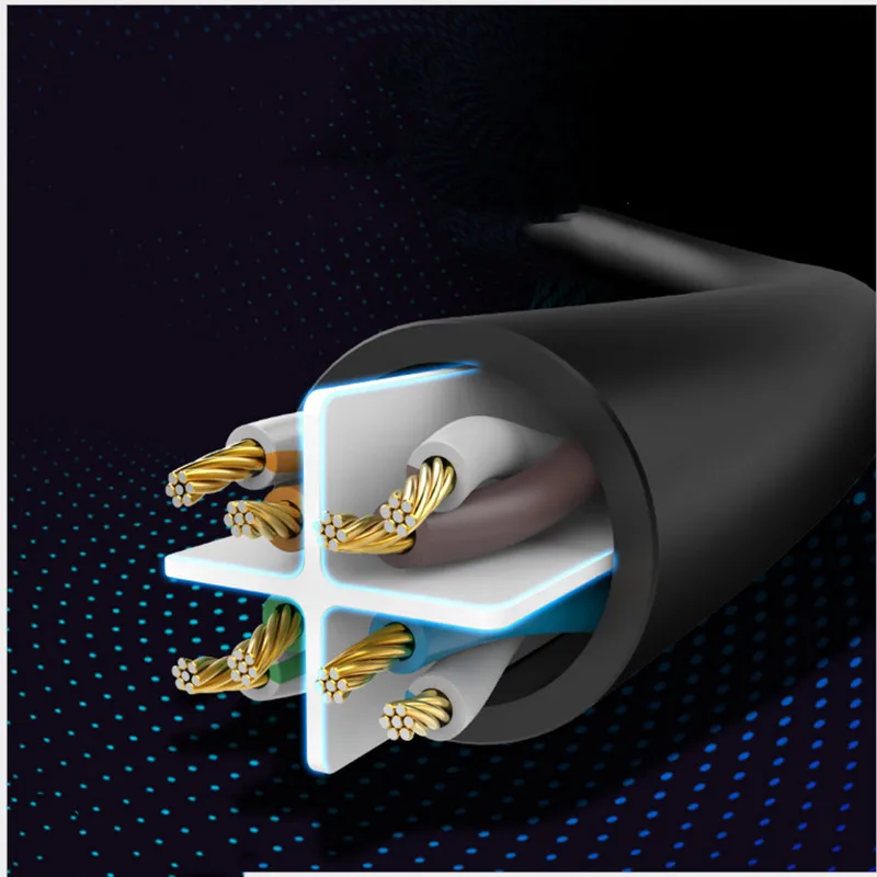 

Network cable home high speed 6 six types of pure copper computer network broadband line indoor finished Gigabit line k92