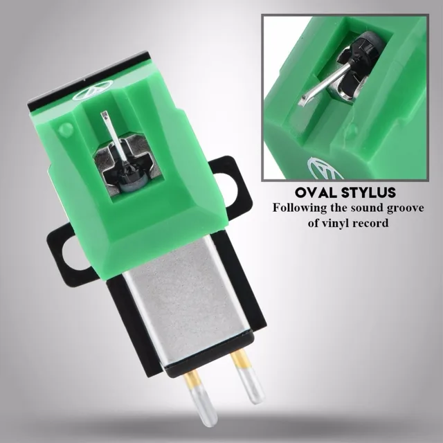 High Quality for AT95E Record Player Stylus 3 Speed 13mm Pitch Record Cartridge Vinyl Stylus