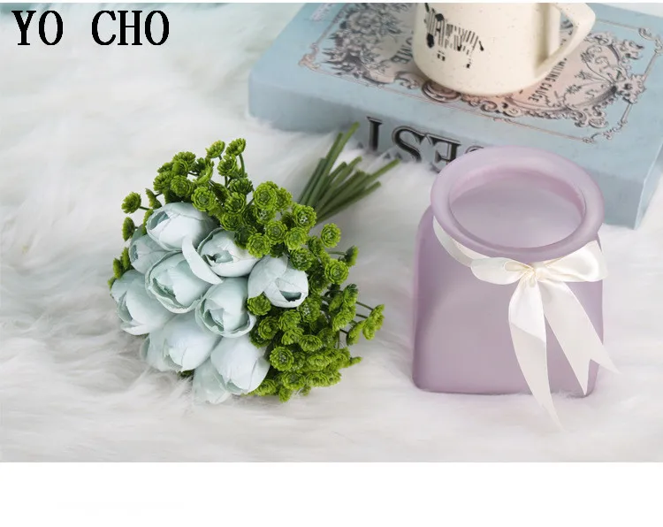 white    artificial tulips flower bouquet autumn decoration tulip for home decoration fake flower tulip for diy small silk flower for crafts plastic artificial plants for flower pot for lover for mom for friends and for dec (8)