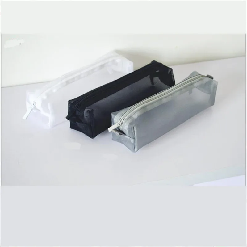 

1pc Small Mini Women Mesh Cosmetic Bag Toothbrush pencil lipstick Makeup Make up Organizer Bag light Clutch Case