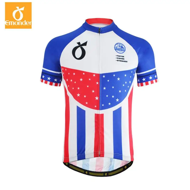 Mens Cycling Jersey high quality White club Pro team Breathe quickly