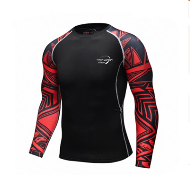New Compression garment Rashguard Running Tights Men Jogging Base layer