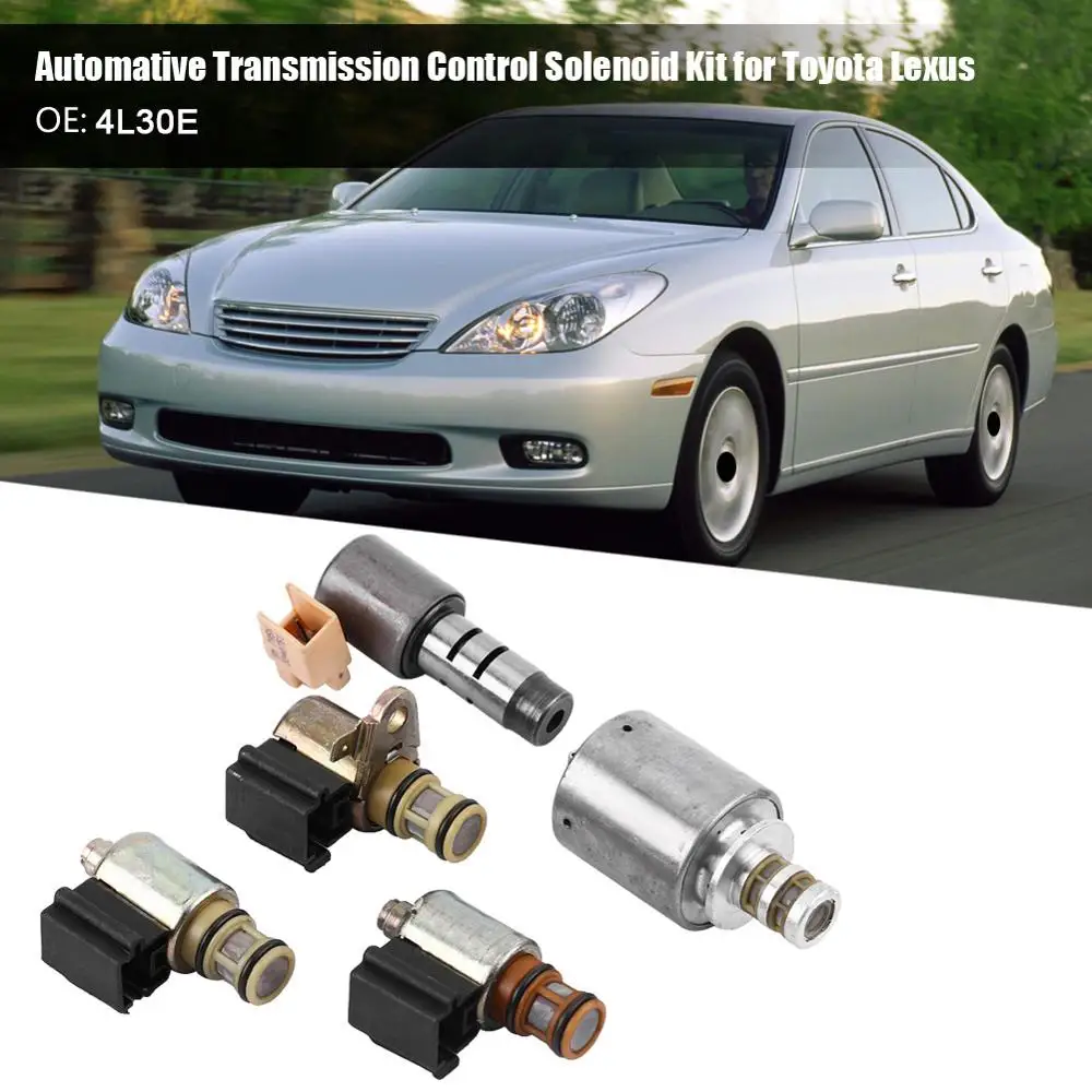 5pcs Car Automative Transmission Control Solenoid Kit for Toyota Lexus U140E New | Автомобили и мотоциклы