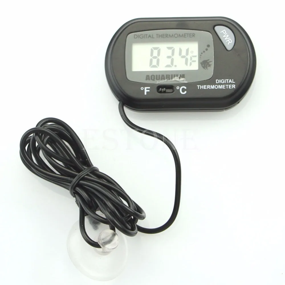 Aquarium LCD Digital Thermometer Fish Tank Temperature Control Sensor