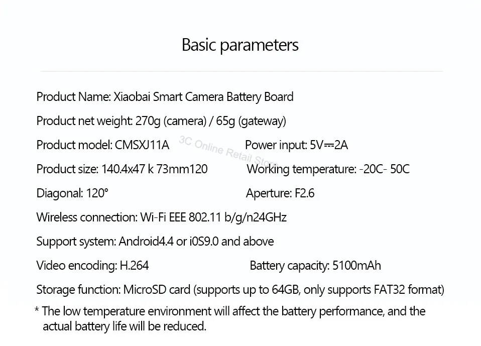 Оригинальная смарт-камера Xiaomi Mijia с батарейным шлюзом 1080P F2.6 IP65, Водонепроницаемая беспроводная ip-камера с функцией обнаружения гуманоида AI