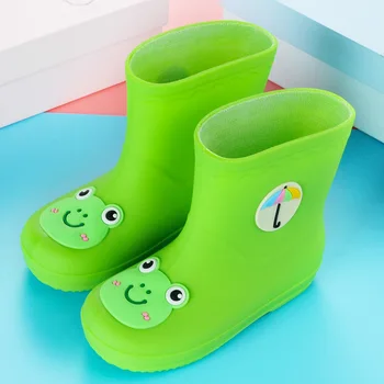 

kids rain boots boy cartoon shoes jelly waterproof boots children girls fashion warm rain boots boys water shoes fashion