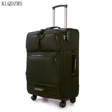 KLQDZMS – valise de voyage à roulettes, 20/24/28 pouces, Oxford Spinner, bagage à roulettes