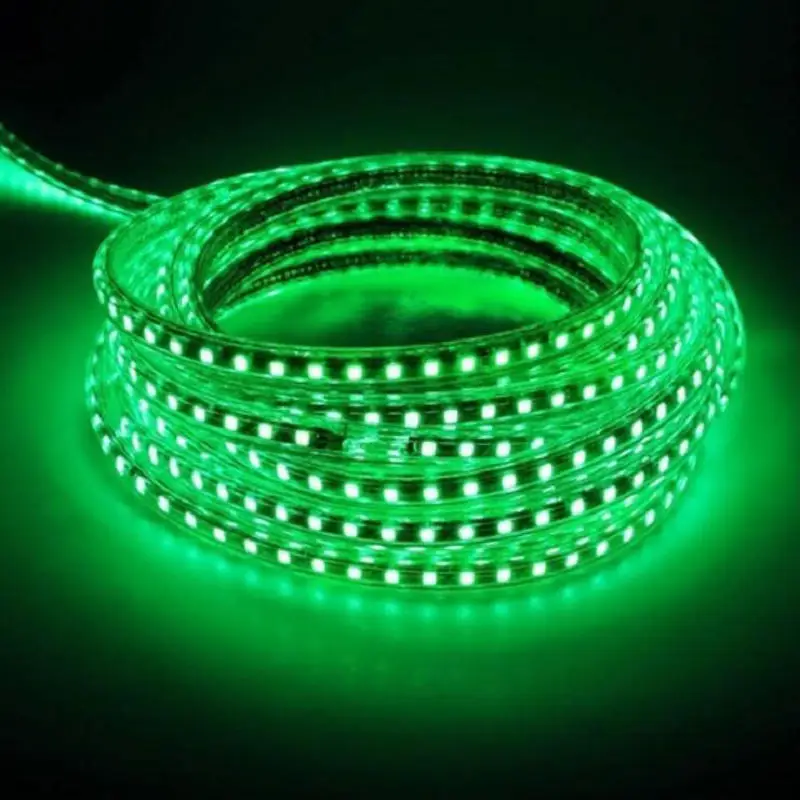 cheap Waterproof led strip light 220V Flexible light 5050 outdoor LED tape ip67 for Kitchen EU plug lights