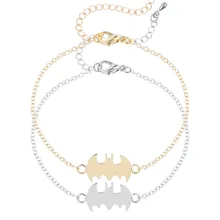 QIAMNI уникальный милый браслет с Бэтменом супер герой браслеты на Хэллоуин Модные ювелирные изделия подарок для девочек и женщин