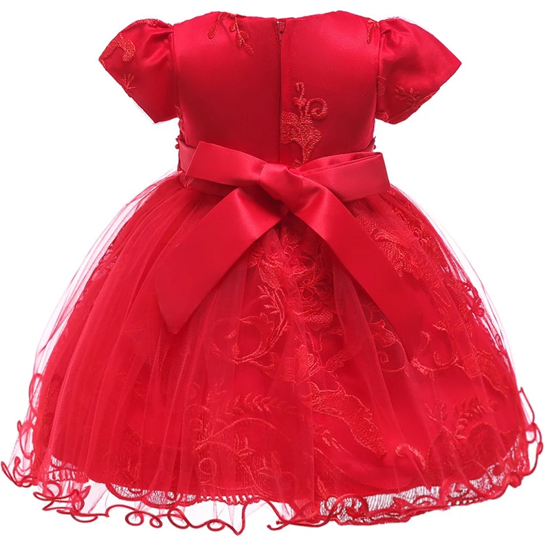 NEW Baby Girl Christmas dress For Girls 1 Year Birthday Flower Dresses For Wedding Princess Baptism Christening Birthday