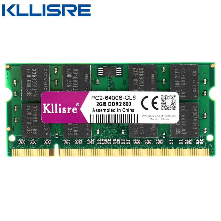 Kllisre ddr2 sodimm 2 Гб ОЗУ 800 667 МГц память для ноутбука DIMM