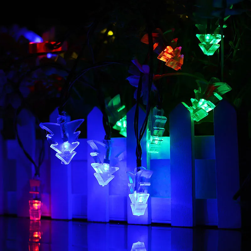 

Solar Energy Lamp String 20LED Christmas Tree Coloured Lights Waterproof Decoration Christmas Lights Festival Flash Light Lamp