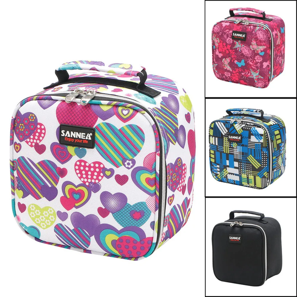 

Fashion Functional Portable Insulated Lunch Box Lunch Bag Picnic Zip Pack Waterproof Storage Handbag