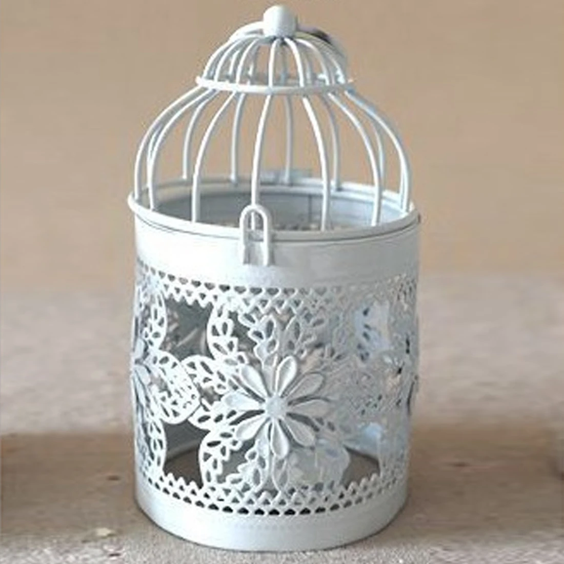 

Creative Candelabros Hollow Hanging Bird Cage Candle Holder Candlestick Lantern Bridal Decor Vintage Candlesticks Home Decor
