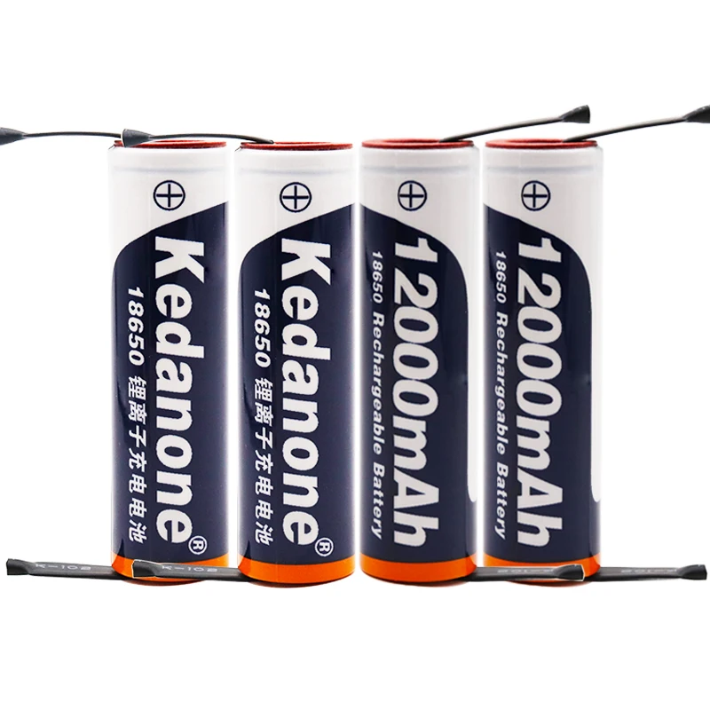 100% Новый оригинальный 18650 аккумулятор 3 7 v 12000 mah литиевая аккумуляторная батарея