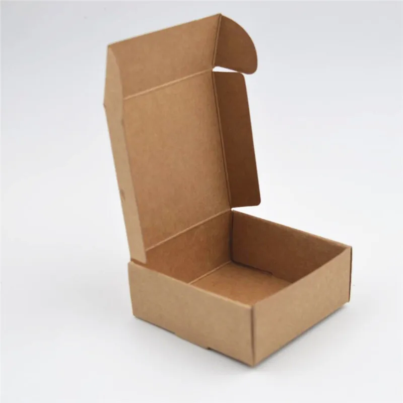 350 gsm крафт коробки, ecofriendly крафт-бумаги коробки упаковки, крафт-бумаги размер коробки цвета 6.5*6*2cm f0149