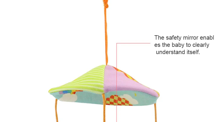 Детская коляска кроватка коляска игрушка висящая над кроватью аксессуары музыкальный вращающийся плюшевый мультфильм милый успокаивающий ручной глаз