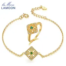 Винтажный квадратный полый 2 мм круглый натуральный изумруд драгоценный камень S925 ювелирные изделия для женщин свадебный подарок V029-7