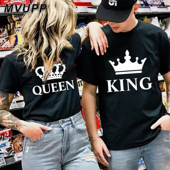 T-shirt for Husband and Wife Lovers king & Queen