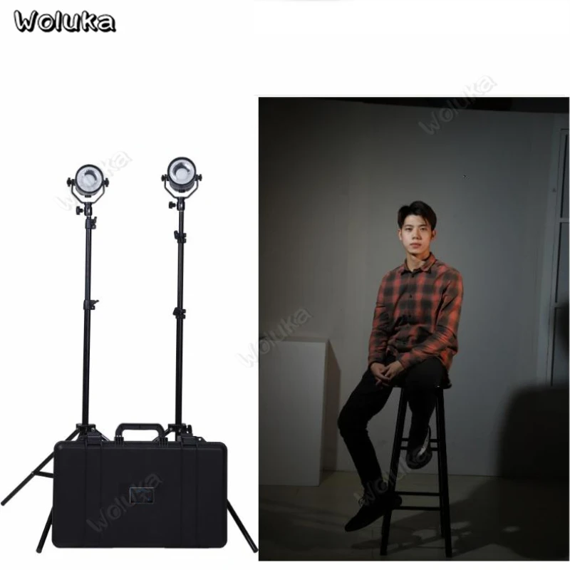 

Double LED Video Lamp set 50W 2500-5500K Dimmable Spotlight Photo Studio Lighting Kit C-5D Photography Fill Light CD50 T10