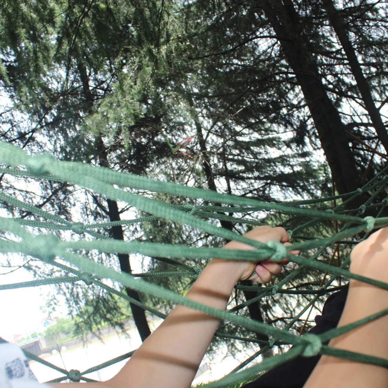 1Pc Portable Hammock Garden Outdoor Camping Travel furniture Mesh Hammock Swing Sleeping Bed Nylon HangNet