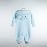 Newborn Baby Rompers Autumn Winter Warm Fleece Baby boys Costume Baby Girls Clothing Animal Overall Baby Jumpsuits 6