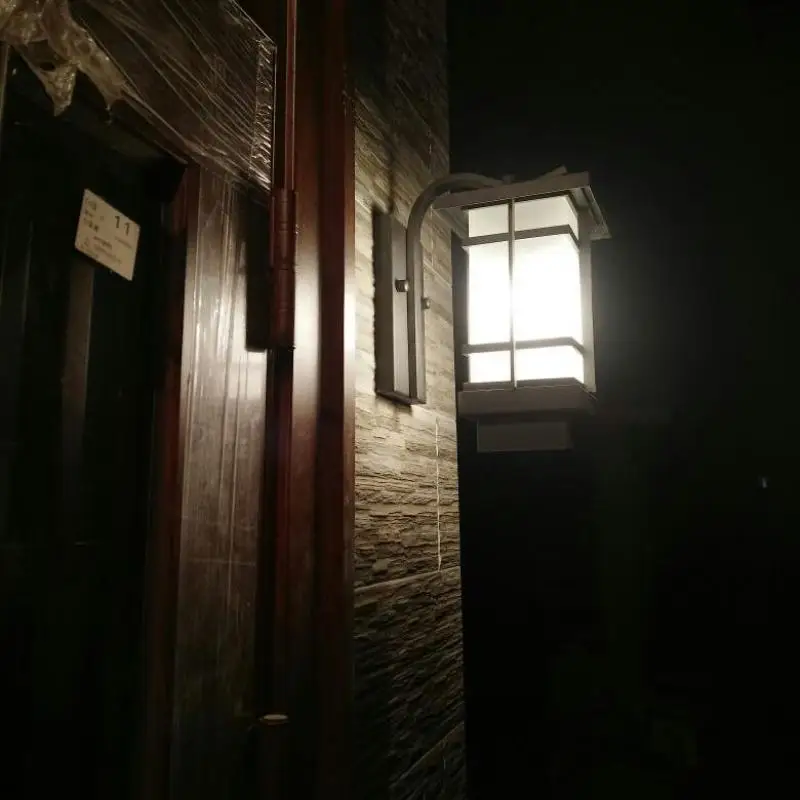 Zwart Rustieke ijzer outdoor verlichting lamp loopbrug straat waterdichte lamp e27 Glas Veranda Licht couryard blaker verlichting Arandela Zwart Rustieke ijzer outdoor verlichting lamp loopbrug straat waterdichte lamp e27 Glas Veranda Licht couryard blaker verlichting Arandela