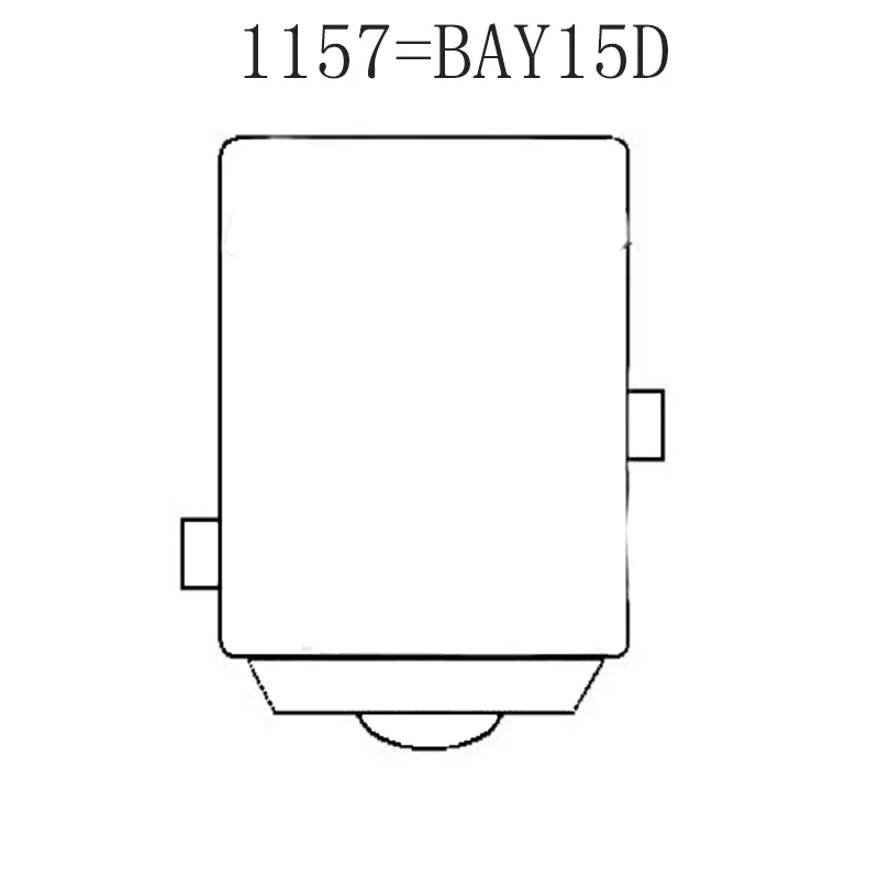 Автомобильный светодиодный тормозной светильник BAY15D P21/5W стоп лампа 1157 DC 12V 33 SMD 150