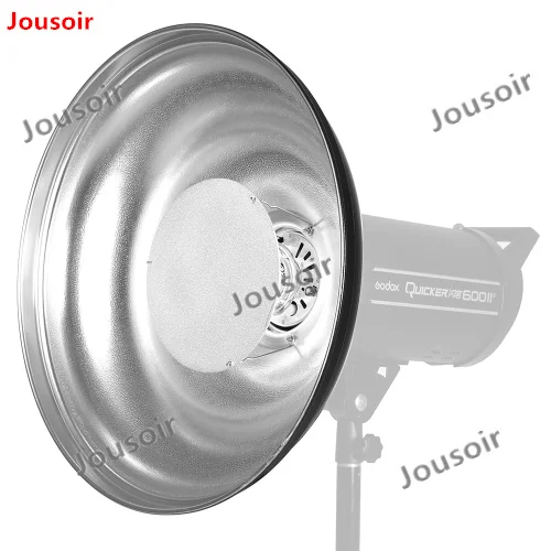 55cm-22-Bowens-Mount-Studio-Silver-Waved-Beauty-Dish-Honeycomb-Grid-with-Soft-Cloth-for-Studio (2)