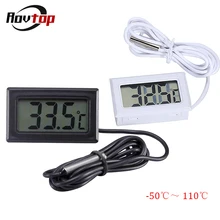 -50 a 110 termómetro Mini pantalla Digital LCD coche medidor de temperatura Interior herramientas termómetro Sensor de temperatura Z2