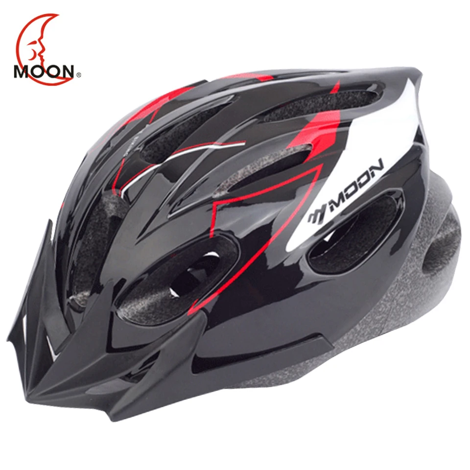 MOON Child Bicycle Helmet PC+EPS Integrally-mold Breathable Kids Cycling Helmet Road Mountain Bike MTB Helmet 260g Size M/L