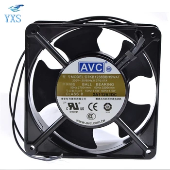 

D7KB1238BBH5WAT AC 230V 0.07A 50/60HZ 3200RPM 12038 12CM 120*120*38mm 2 Wires Cabinet Cooling Fan