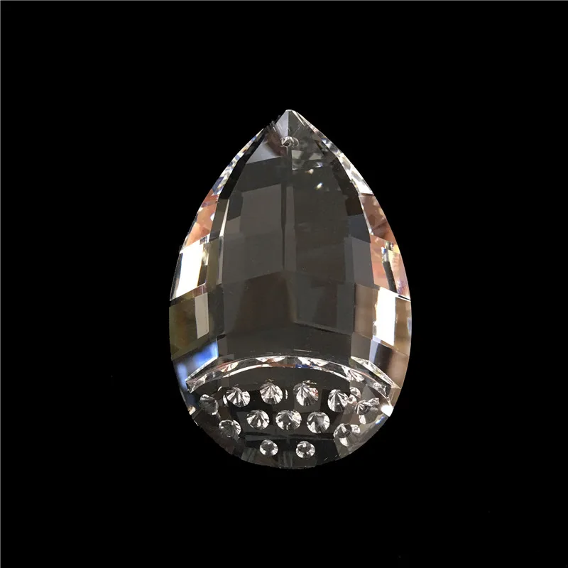 100pcs/Lot 63mm Crystal Prism Drop Chandelier Pendant Trimming Suncatcher Pendant Free Shipping