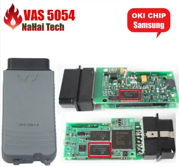 VAS 5054A OKI полный чип ODIS 5,13 с поддержкой клавиатуры UDS протокол с samsung чип VAS5054A диагностический инструмент - Цвет: VAS 5054