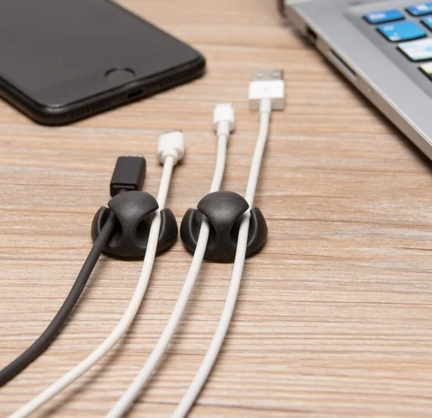 4 шт. зажимы для кабелей органайзер кабелей|wire holder|cable organizercord management |